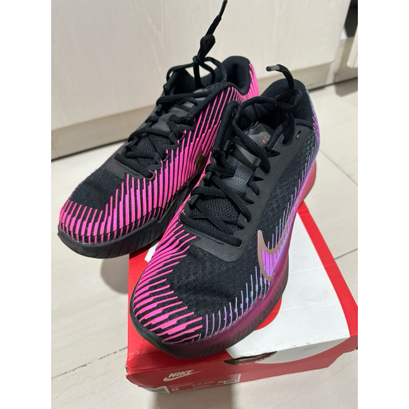 Preloved NIKE COURT AIR ZOOM VAPOR 11 PRM WMNS BLACK FIREBERRY