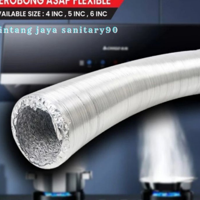Terbaik Fleksibel pembuangan asap 4 inchiflexible cerobong pembuangan asap kompor