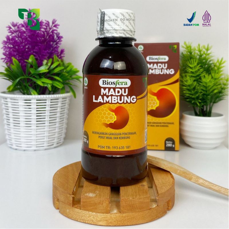 Biosfera madu lambung asli original obat maag dan asam lambung gerd anxiety herbal ampuh perut kembu