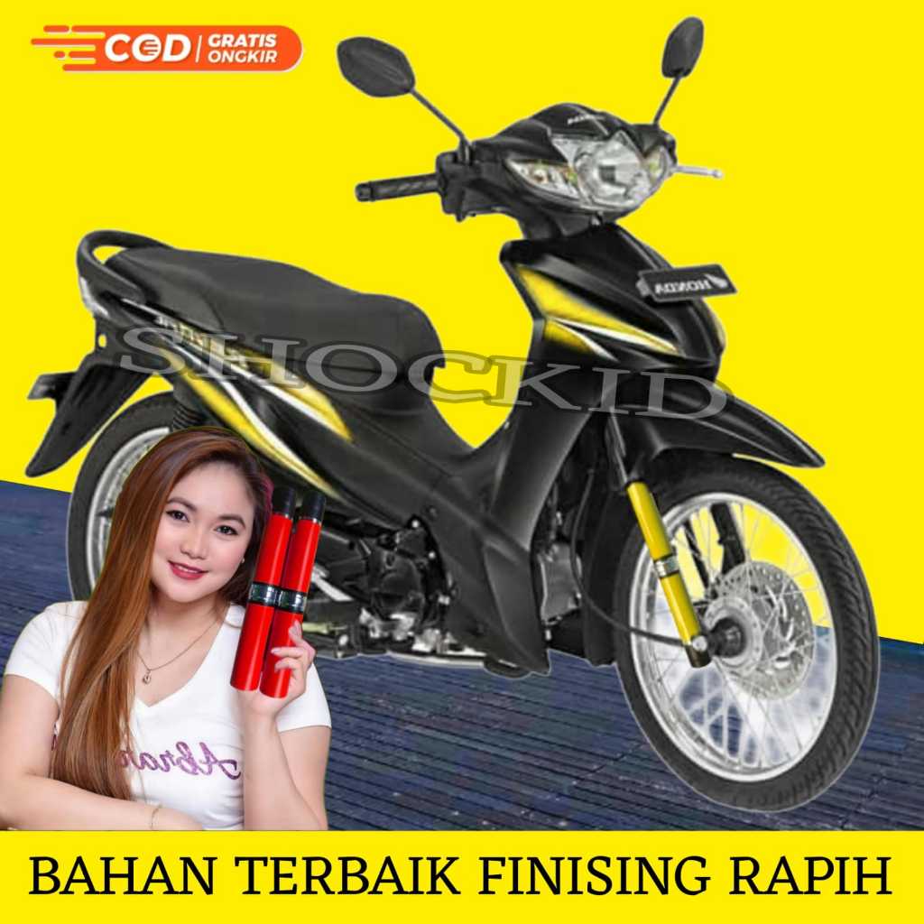 Aksesoris Motor, Tutup Shock Revo Fit Revo X Revo Abaolut Tutup Shock Depan Honda Revo Fit Revo X Re