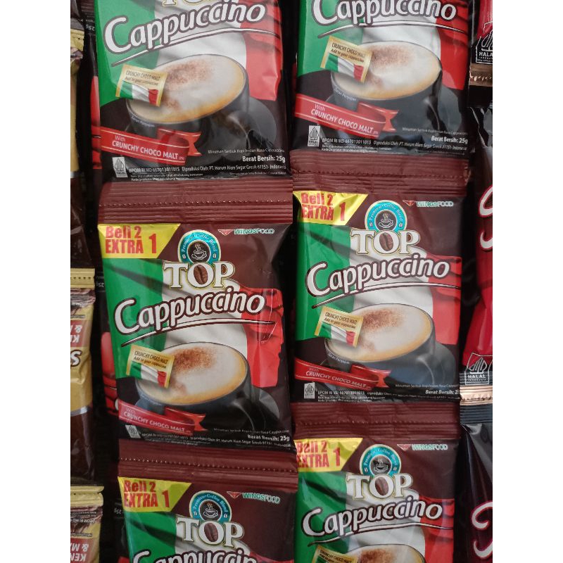 

TOP CAPPUCINO KOPI+SUSU PER RENCENG 15SACHET