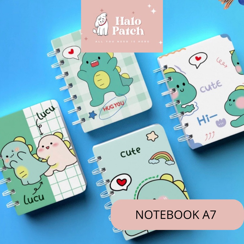 

HALO PATCH - NOTEBOOK A7 | BUKU KECIL CATATAN | SCRAPBOOK MINI | BUKU NOTES KECIL ALAT TULIS SEKOLAH 80 LEMBAR