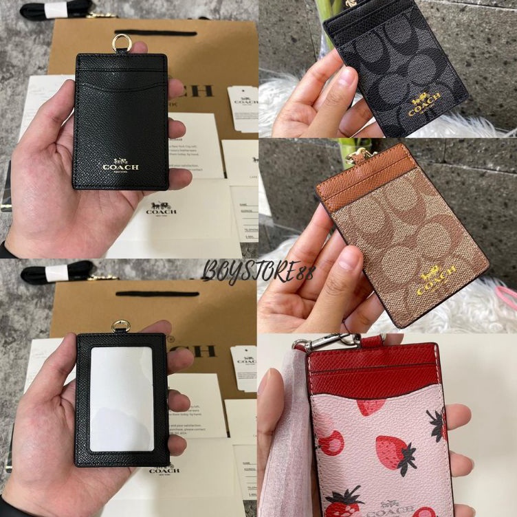 

KODE V6X7 BEST SELLER COACH LANYARD ID CARD HOLDER KARTU KERJA ORIGINAL FULLSET