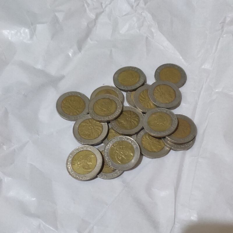 uang koin asli seribu rupiah