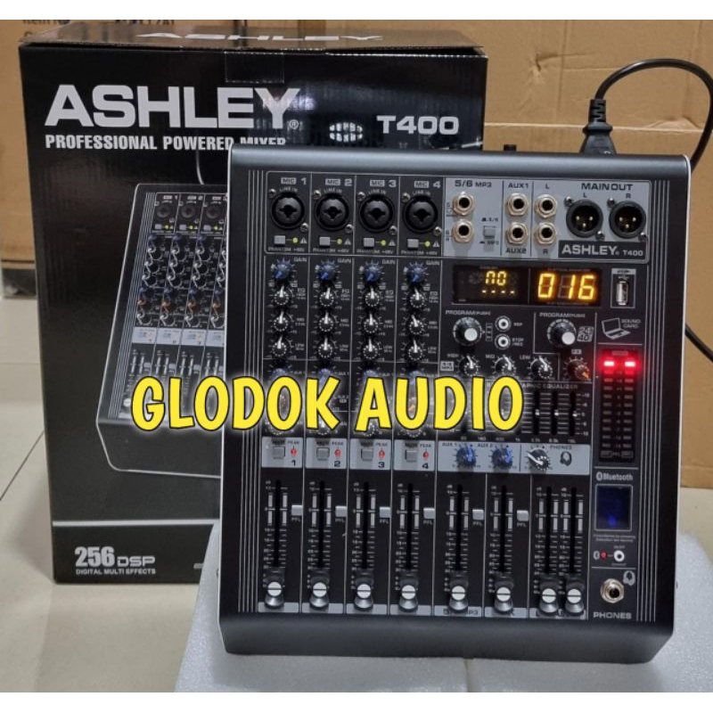 Power Mixer Ashley T400 Original Power mixer 4 Channel