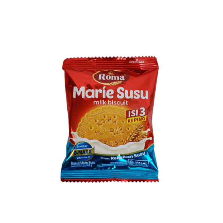 

roma biskuit marie susu renceng isi 10 pcs x 16,6gr