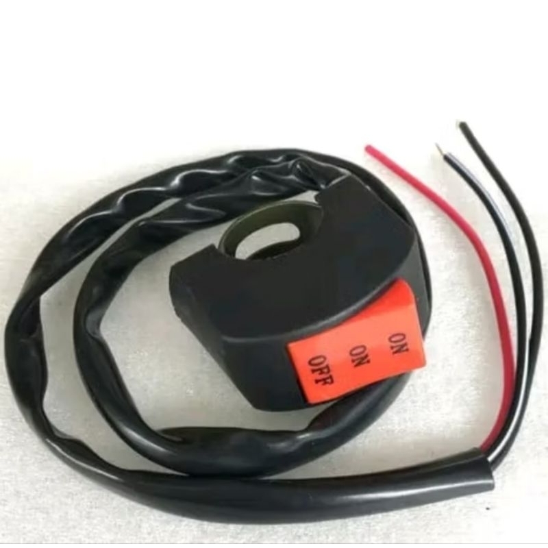 Saklar ON ON OFF Stang Motor 3 Kabel Untuk Lampu 3 Mode