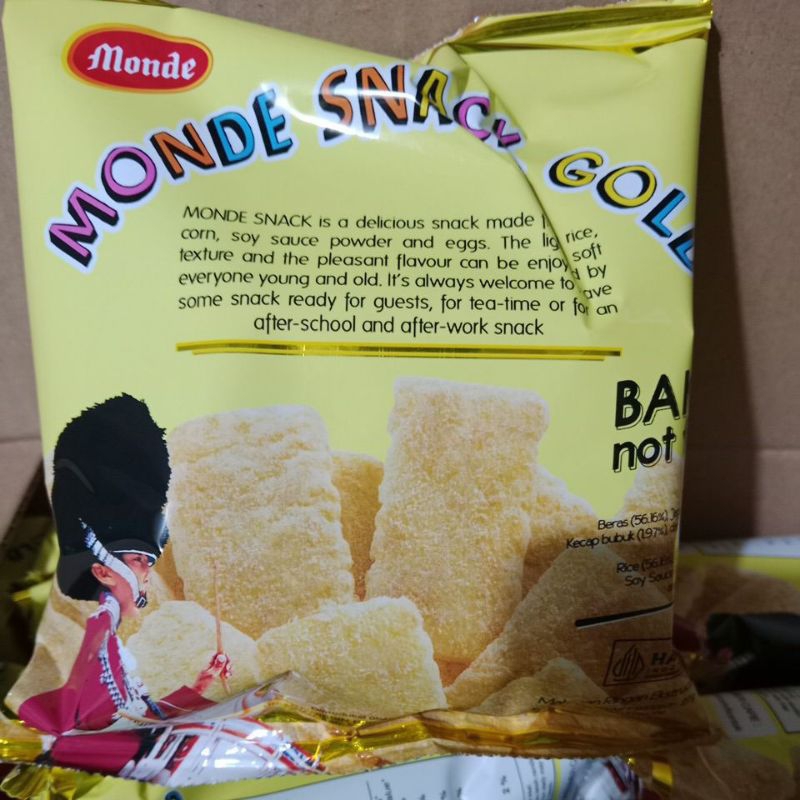 

[27 gram] monde snack gold