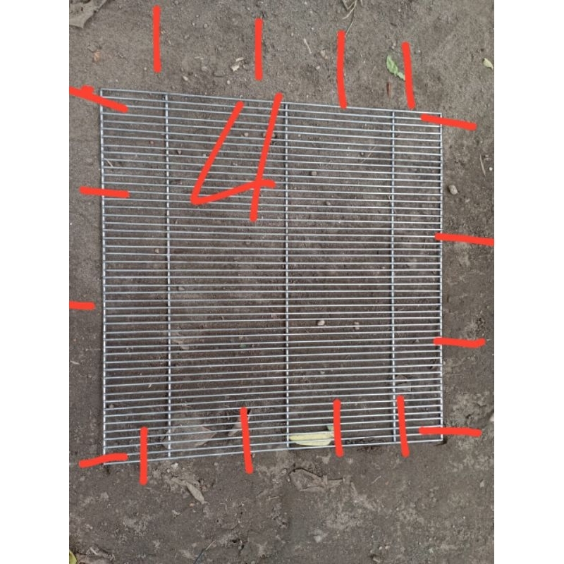 lembaran kawat galvanis ukuran 75cmx76cm