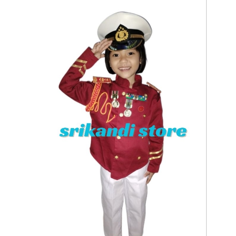 Baju Karnaval Seragam Taruna Akpol (cewek/cowok) / SERAGAM TARUNA AKPOL /TARUNA/ BAJU AKPOL