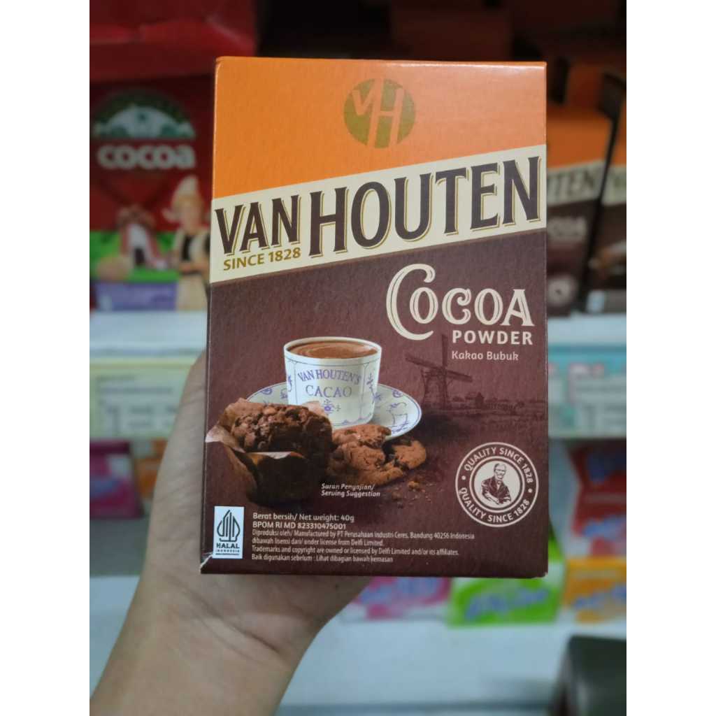 

Van Houten Cocoa Powder Box