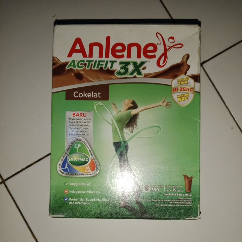 

Anlene Actifit 590gr/600gr (kardus luar kurang baik)