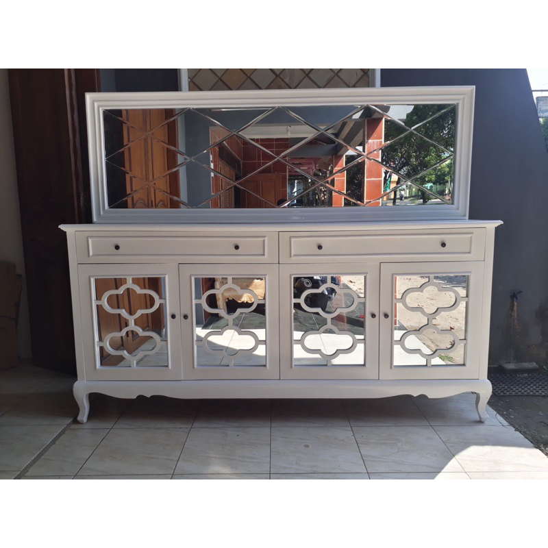 BUFET CERMIN HIAS MINIMALIS CUSTOM