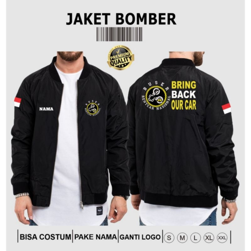 Jaket Bomber Polisi Buser | Jaket Bomber BOMBER KATA KATA