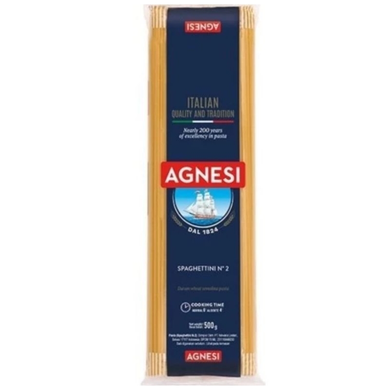 

AGNESI SPAGHETTI PASTA N'2 500GR