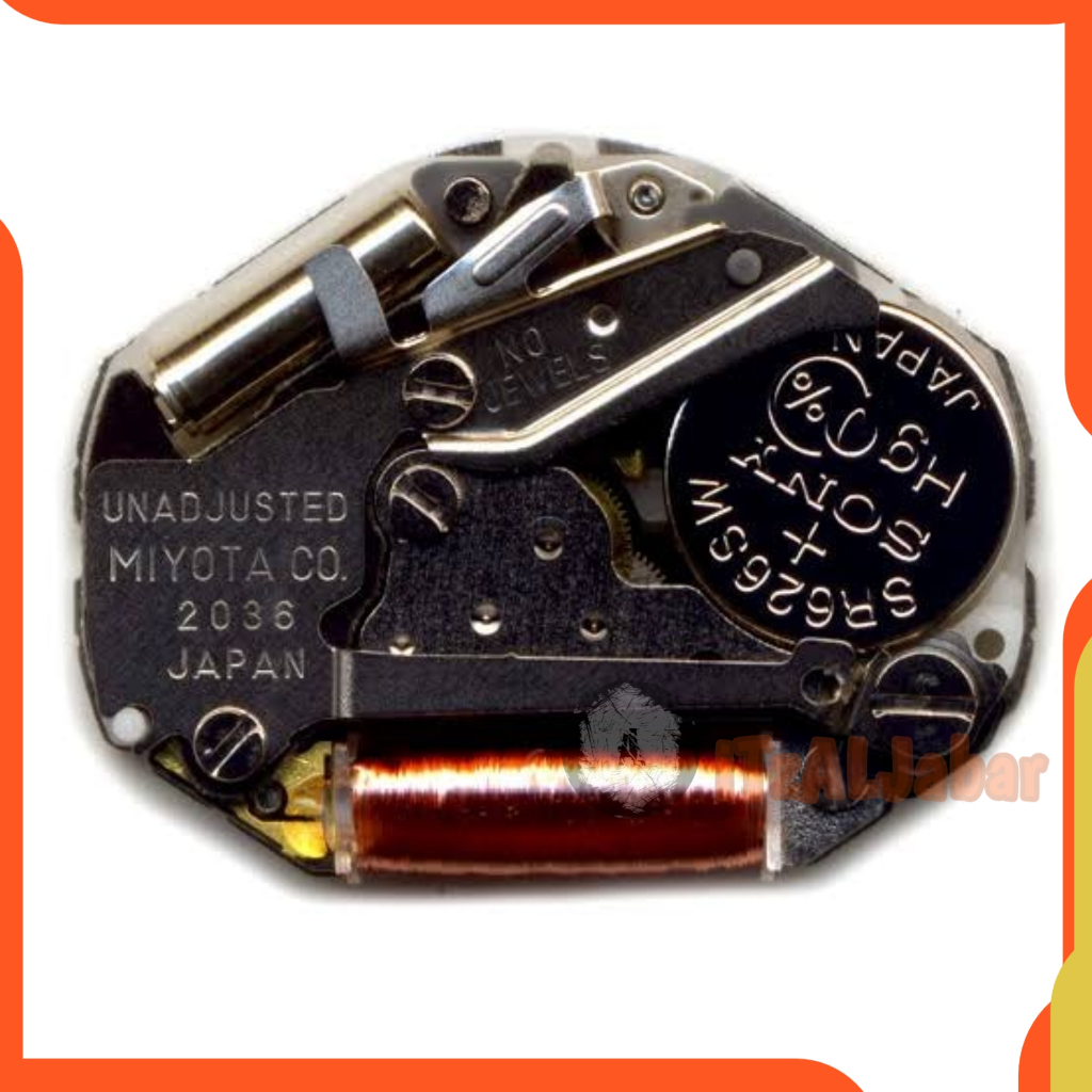 Miyota 2036 Mesin jam tangan Miyota 2036 movement Cal 2036 3JARUM Original