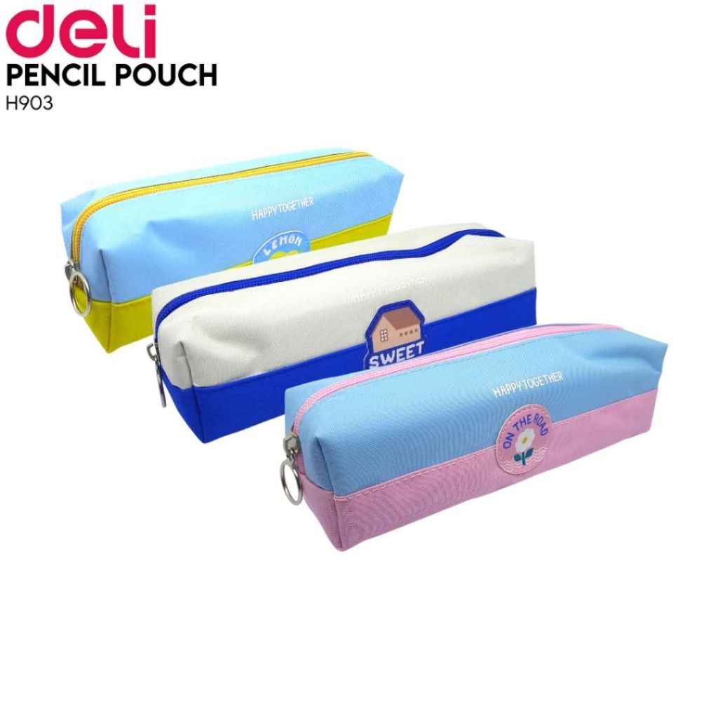 

Deli Pencil Pouch Tempat Pensil Lucu Penyimpanan Besar Simple H903