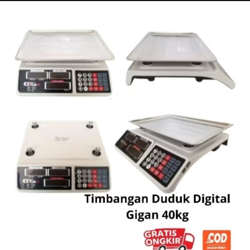 ALUMAGADA TIMBANGAN DUDUK DIGITAL GIGAN 40KG/TIMBANGAN DUDUK SERBAGUNA GIGAN