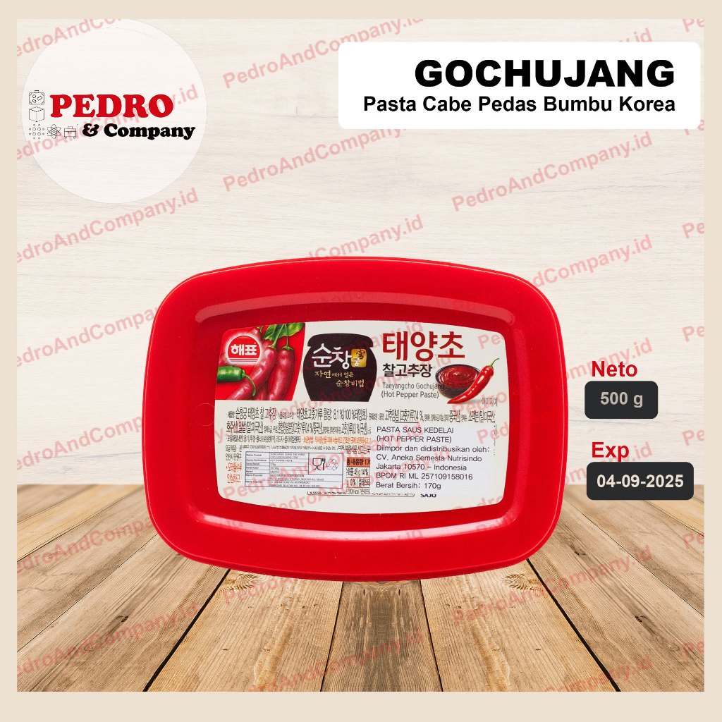

Gochujang/ Korean hot pepper paste/ sambal korea merah (170 gr)