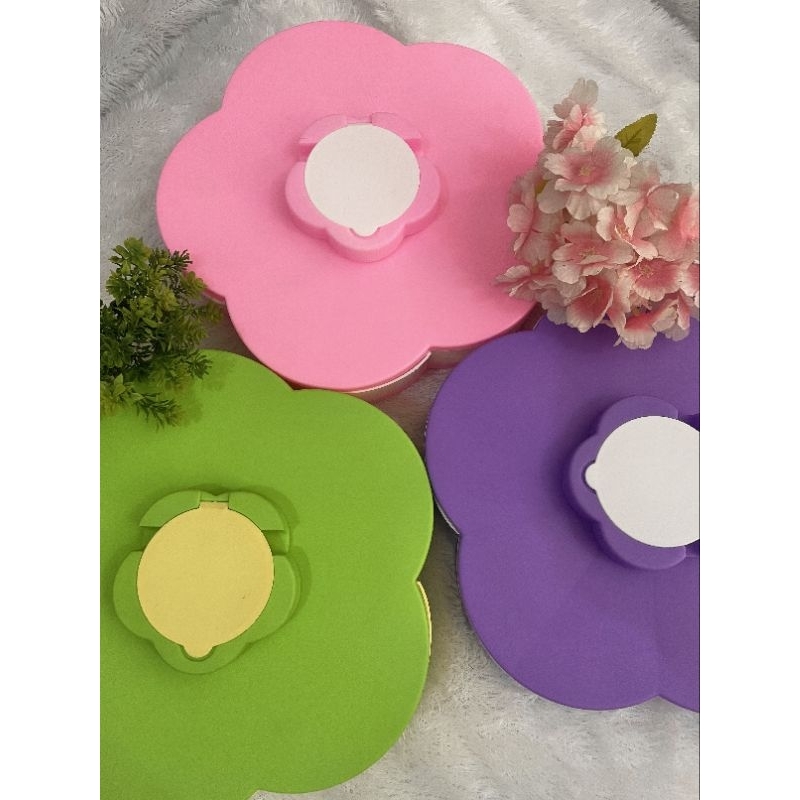 Toples Bunga putar 1 susun candy box bunga toples susun