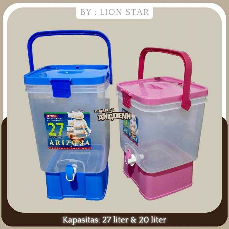 Lion Star - Drink Jar + Kran 20,27 Liter - / Water Dispenser / Tempat Air Es