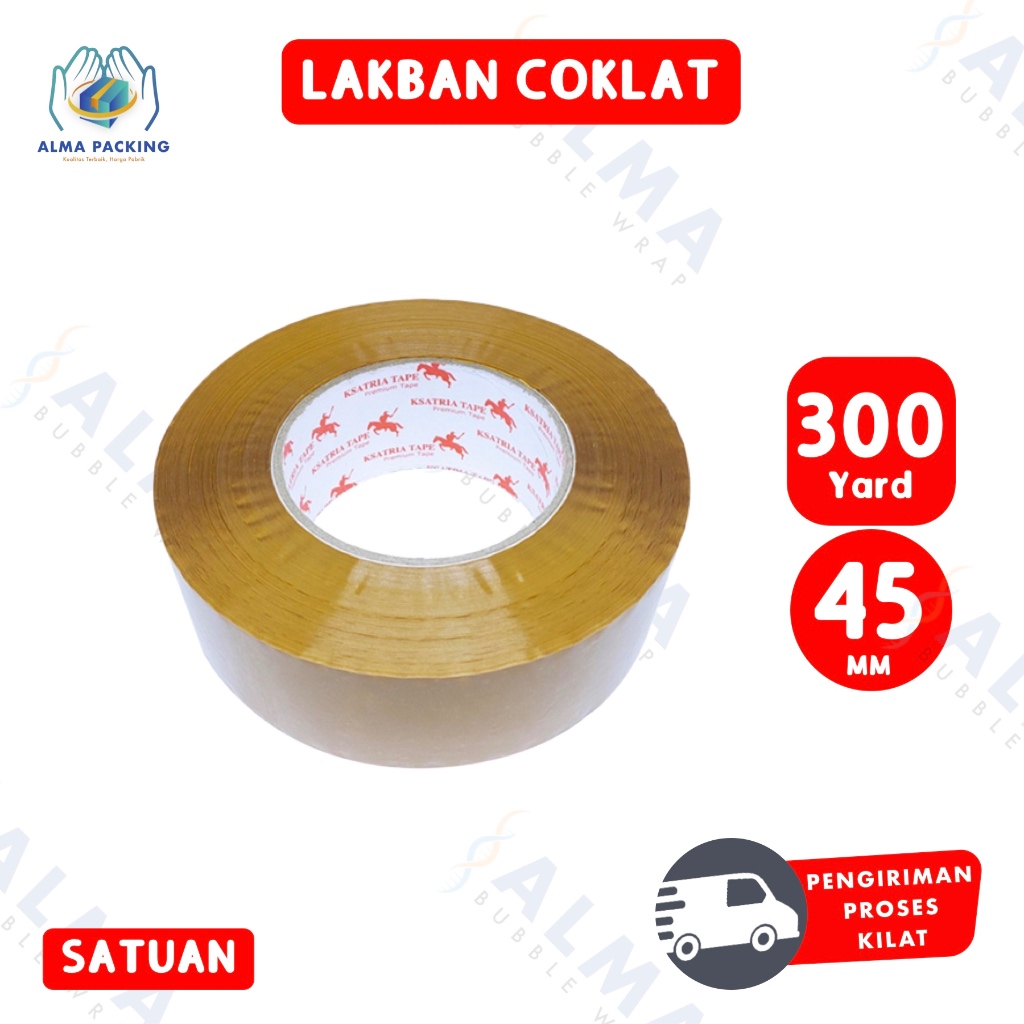 

Lakban OPP Tape / Lakban Coklat Tape 300 Yard