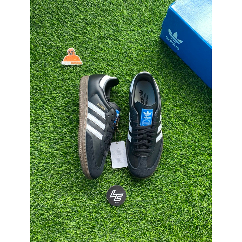 ADIDAS SAMBA OG J BLACK WHITE