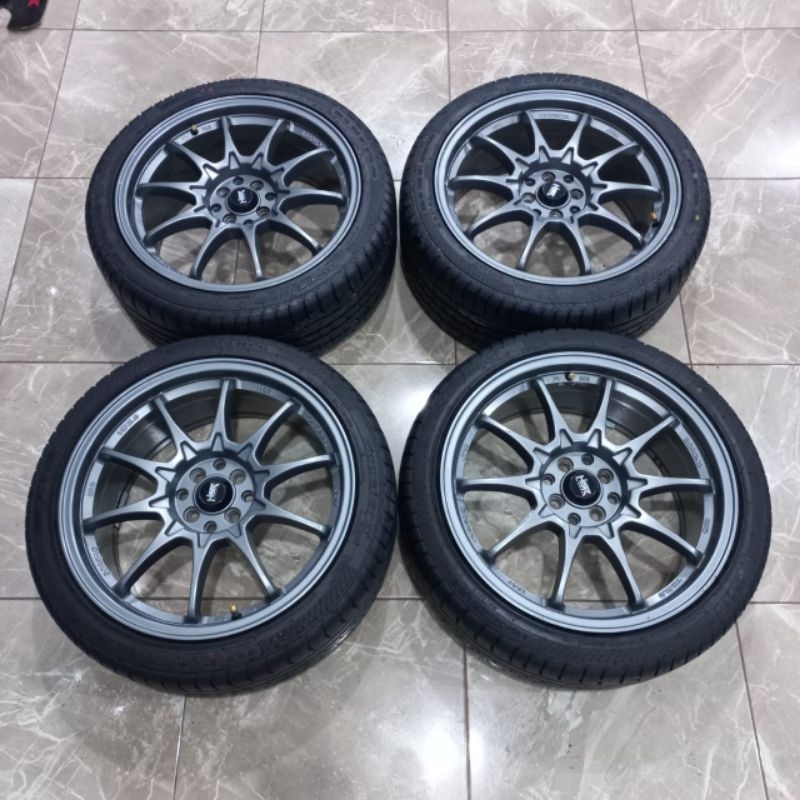 velg ori hsr boroko srd r18x8 baut 4x100/114 plus ban