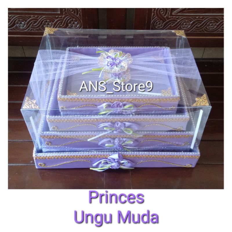 

BOX SESERAHAN KOTAK HANTARAN SESERAHAN PERNIKAHAN BAKI LAMARAN TUTUP MIKA ISI 4 BOX MURAH