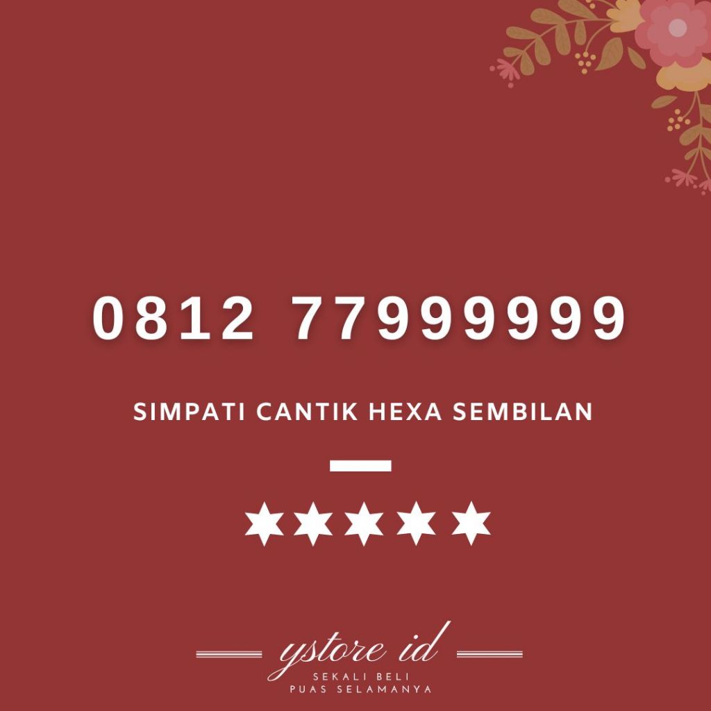 HEXA SEMBILAN | BEST NOMOR CANTIK TELKOMSEL 999999 PERDANA NOMER BELAKANG EKOR 9999 999999