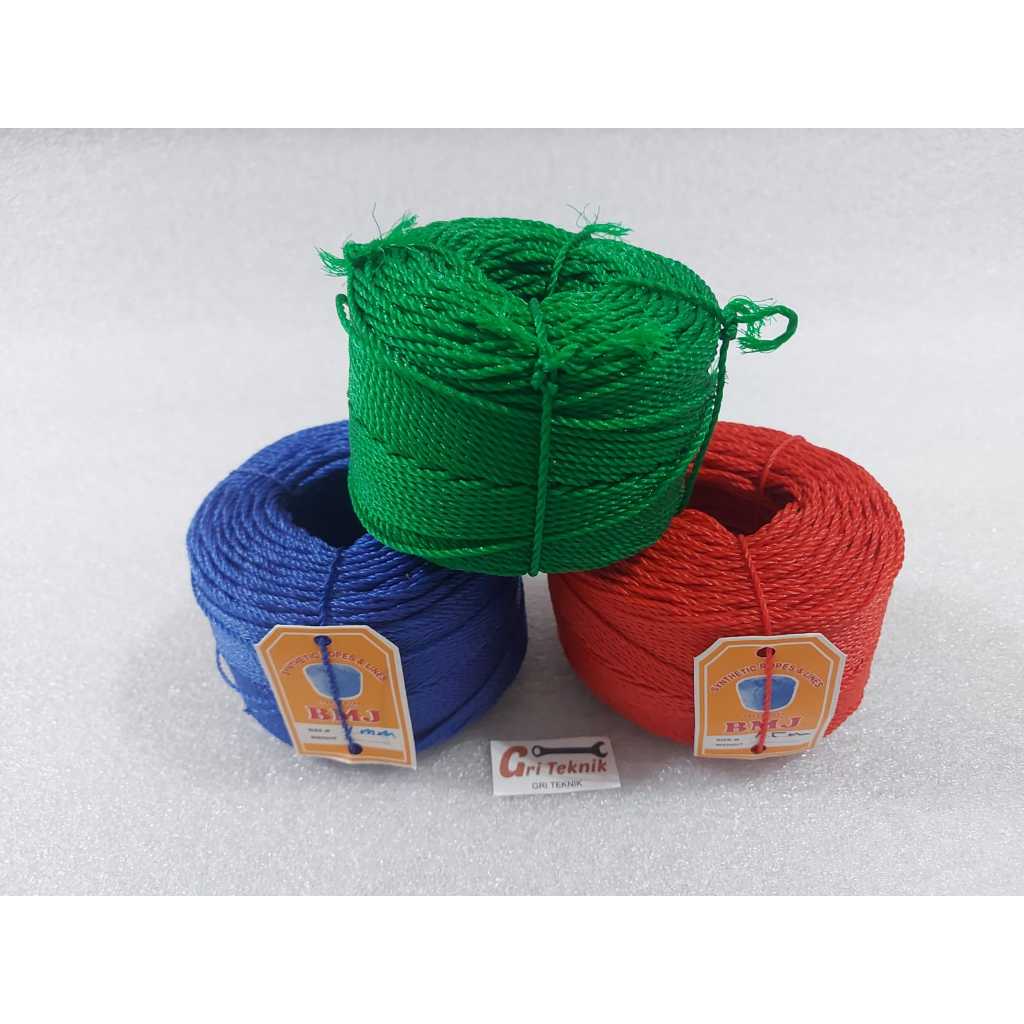 

TALI NYLON UKURAN 1 MM - 1,5 MM - 2 MM BERAT 200 GRAM / SYNTHETIC ROPES & LINES / TALI NILON WARNA WARNI