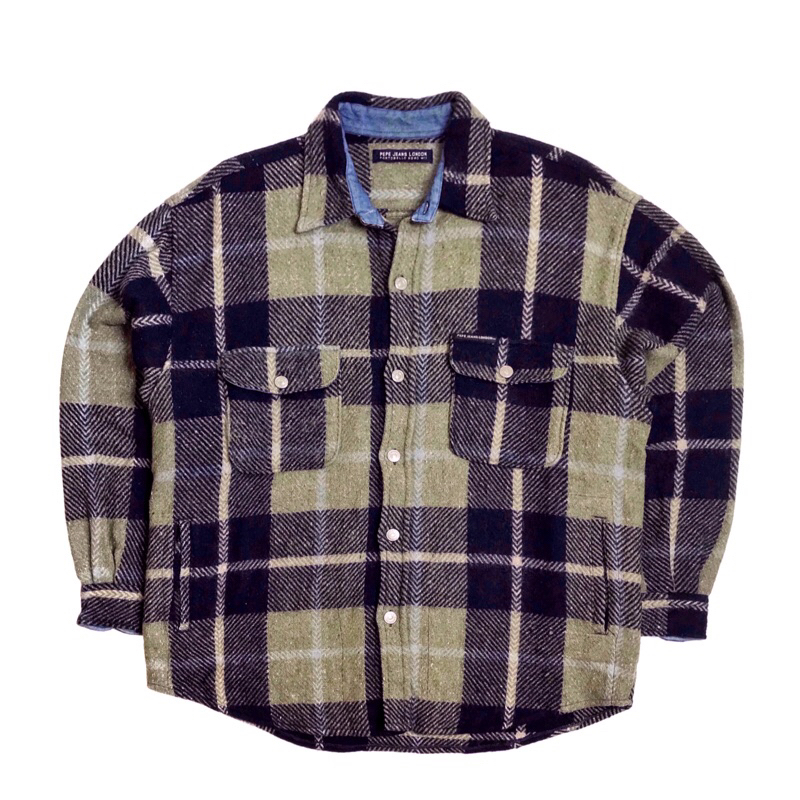 90s Pepe Jeans London 4 Pocket Heavyweight Wool Flannel