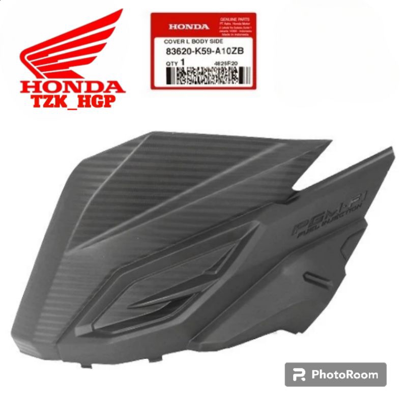83620-K59-A10ZB Cover L body side sambungan body samping kiri Vario 125 150 led old 2015 - 2017 orig