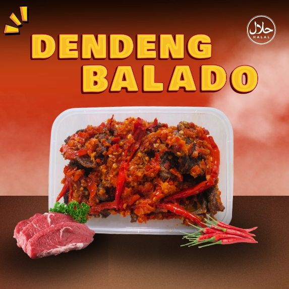 

Sambel Mak Yul - DENDENG SAMBEL BALADO 500 gr (ISI BANYAK SEDIKIT MINYAK)