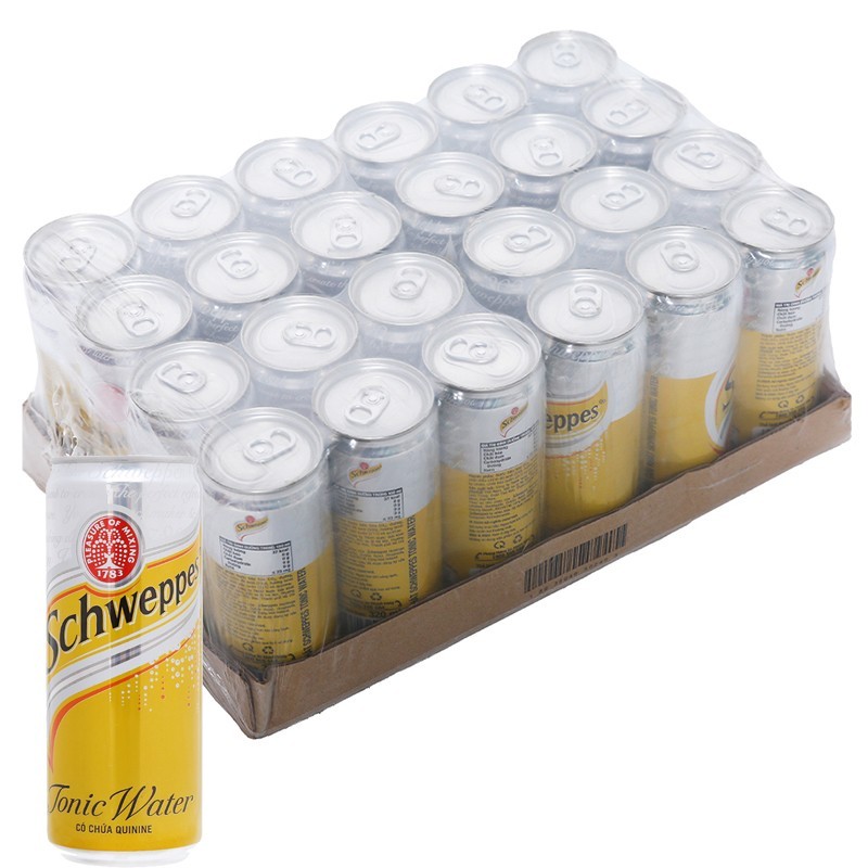 

Schweppes Tonic Water 250 mL 1 Box 24 Cans / Ctn