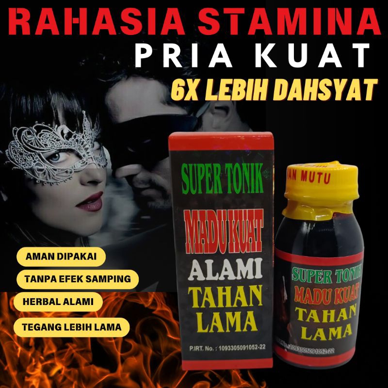 

MADU SUPER TONIK 6X BARU MADU STAMINA PRIA KUAT TAHAN LAMA MENGATASI EJAKULA SI DINI AMPUH BERKUALITAS