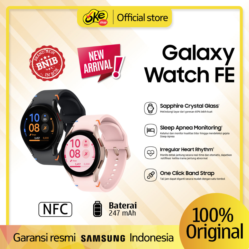 Samsung Galaxy Watch FE 40mm Smartwatch Garansi Resmi