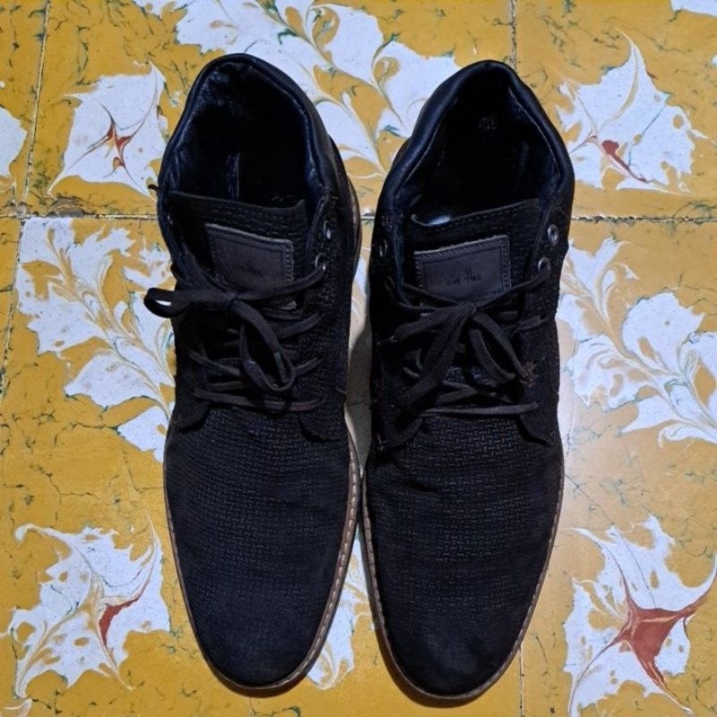 Sepatu Boots Floris Van Bommel 10228 tapak biru Warna Coklat