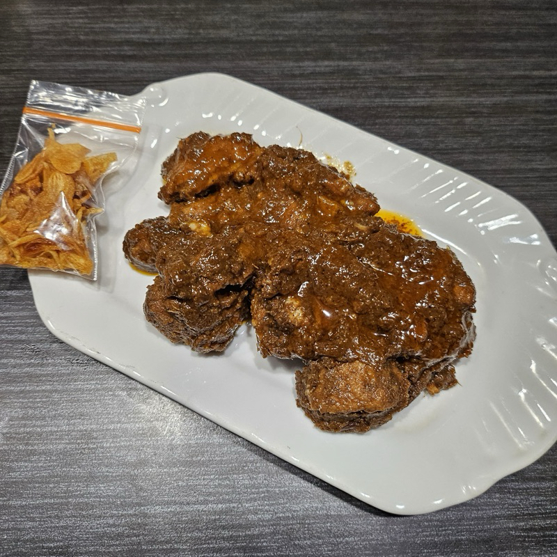 

Frozen food rendang babi home made