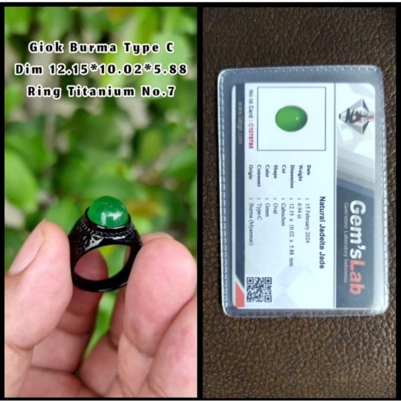 Batu Giok Burma Type C