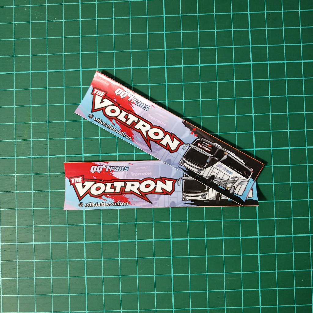 

Stiker Bus Voltron QQ Trans Asli Gerasi