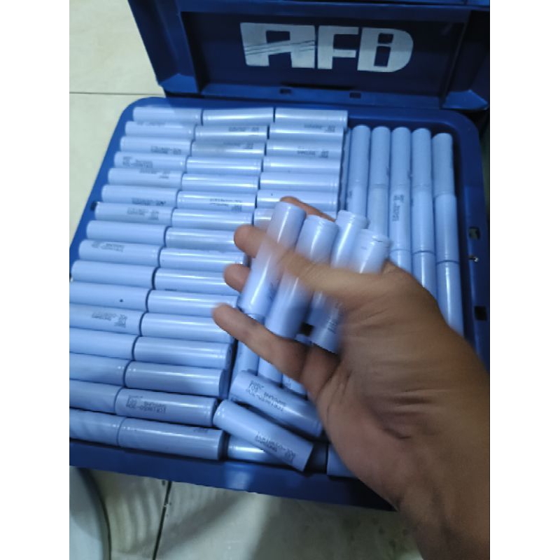 baterai Samsung icr 18650 30a bekas rasa baru  real 2500mah