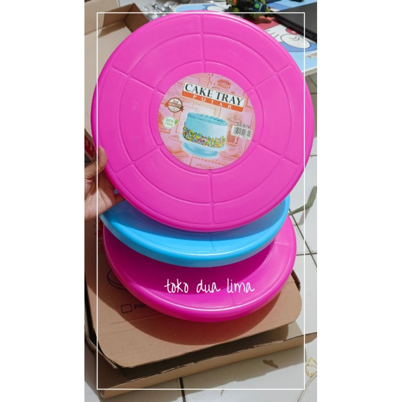 cake tray/ meja putar/ tatakan kue putar/alas putar