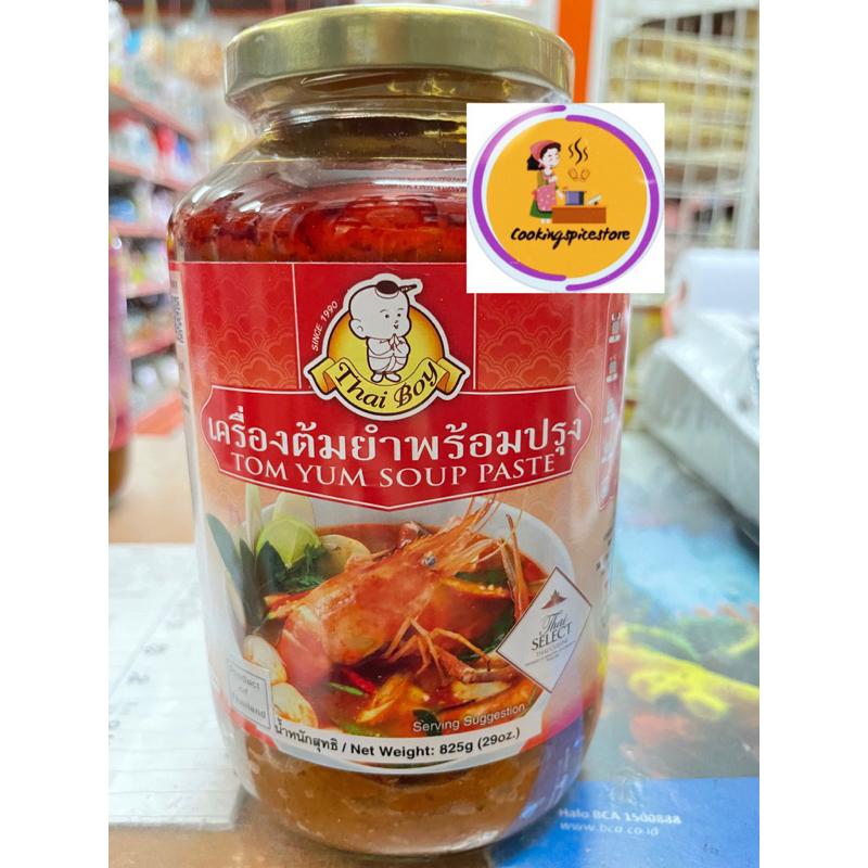 

Thai Boy Tom Yum Soup Paste / Thai Boy Tom Yam Soup Paste / Bumbu Tom Yum Thai Boy 825gr