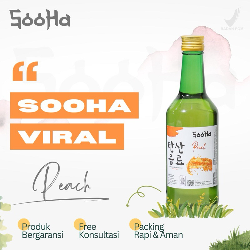 

Sooha Rasa Peach Minuman Soda HALAL dan BPOM