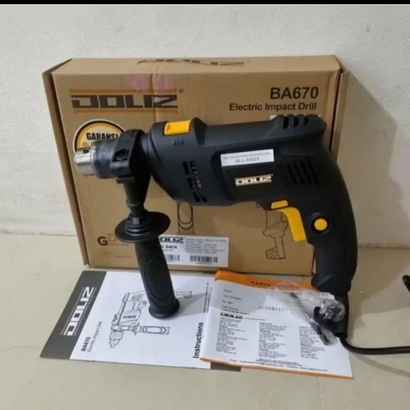 ALUMAGADA MESIN BOR 13MM DOLIZ BA670/MESIN IMPACT DRILL 13MM DOLIZ