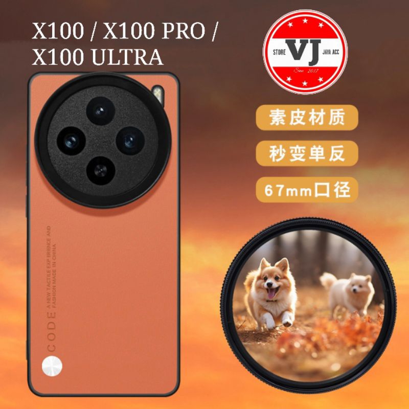 Case Vivo X100 / X100 Pro / X100 Ultra With Lensa Photography