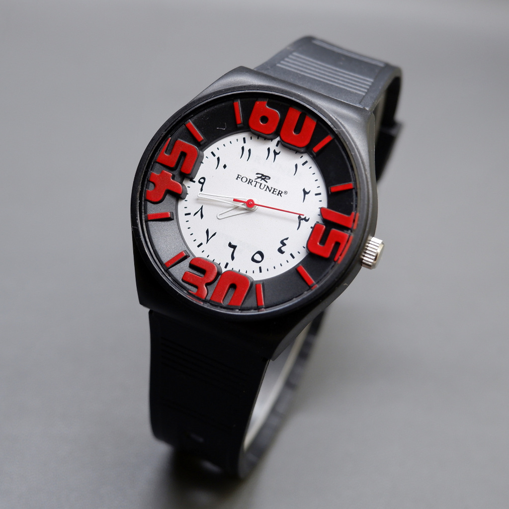 Jam Tangan Pria Wanita Fortuner JA-924 Rubber Arab