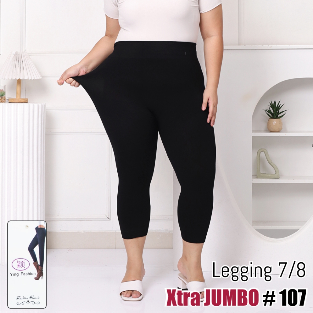 UI8 AGAPE - Legging 107 tebal 7/8 - legging premium tebal bahan 901 / legging pendek jumbo