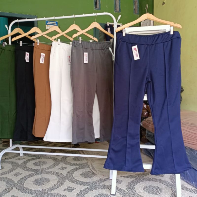 CUTBRAY PANTS JUMBO WANITA SCUBA TEBAL